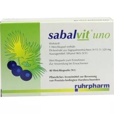 SABALVIT Uno-capsules, 40 stuks SABALVIT Uno-capsules, 40 stuks
