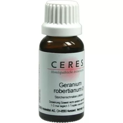 CERES Geranium robertianum moedertinctuur, 20 ml