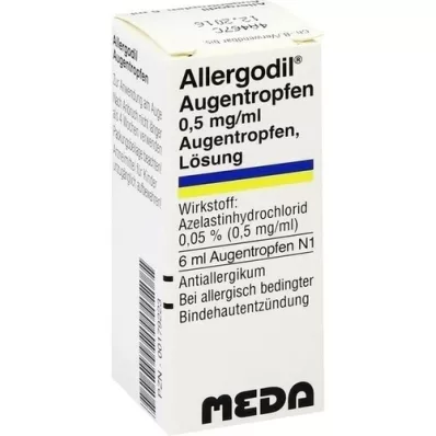 ALLERGODIL Oogdruppels, 6 ml