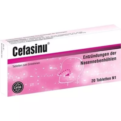 CEFASINU Tabletten, 20 stuks CEFASINU Tabletten, 20 stuks