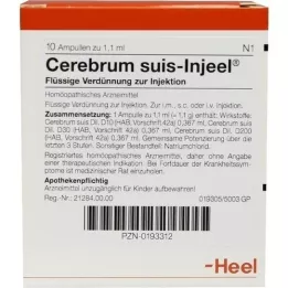 CEREBRUM SUIS Injeel-ampullen, 10 stuks