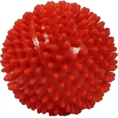 IGELBALL 9 cm rood, 1 stuk