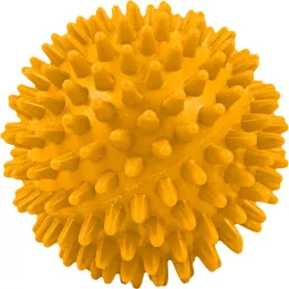 IGELBALL 8 cm geel, 1 stuk