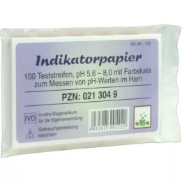 INDIKATORPAPIER Teststrips, 100 stuks