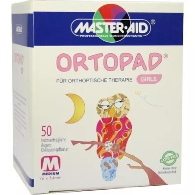 ORTOPAD voor meisjes medium oogocclusiepleisters, 50 st