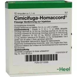 CIMICIFUGA HOMACCORD Ampullen, 10 stuks