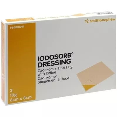 IODOSORB Verband, 3X10 g IODOSORB Verband, 3X10 g