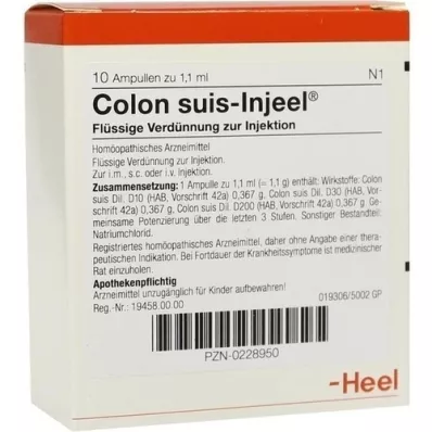 COLON SUIS Injeel-ampullen, 10 stuks