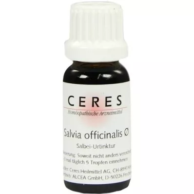 CERES Salvia officinalis moedertinctuur, 20 ml CERES Salvia officinalis moedertinctuur, 20 ml