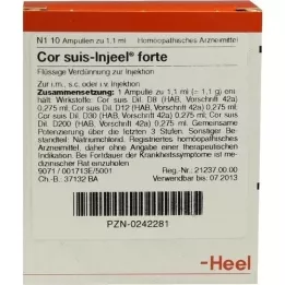 COR SUIS Injeel forte ampullen, 10 stuks