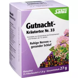 GUTNACHT Kruidenthee nr. 33 Salus filterzakjes, 15 st