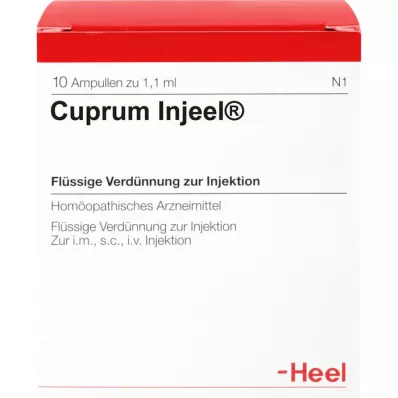 CUPRUM INJEEL Ampullen, 10 stuks CUPRUM INJEEL Ampullen, 10 stuks