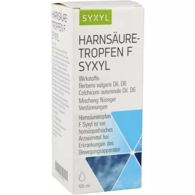 HARNSÄURETROPFEN F Syxyl-oplossing, 100 ml