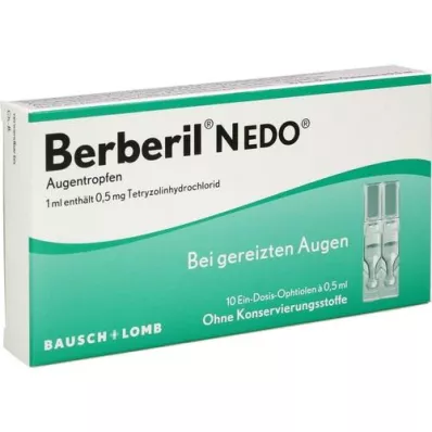 BERBERIL N EDO oogdruppels, 10X0,5 ml BERBERIL N EDO oogdruppels, 10X0,5 ml
