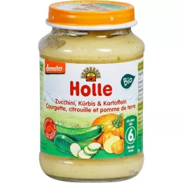HOLLE Courgette en pompoen met aardappelen, 190 g