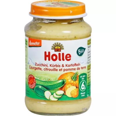 HOLLE Courgette en pompoen met aardappelen, 190 g HOLLE Courgette en pompoen met aardappelen, 190 g