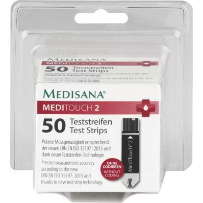 MEDISANA Meditouch 2 teststrips, 2x25 st MEDISANA Meditouch 2 teststrips, 2x25 st
