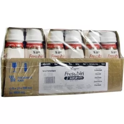 FRESUBIN 2 kcal vezels DRINK Chocolade drinkfles, 24X200 ml