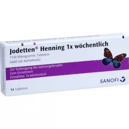 JODETTEN Henning 1x weektabletten, 14 stuks