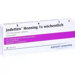 JODETTEN Henning 1x weektabletten, 28 st
