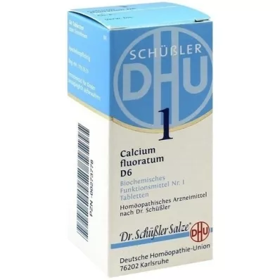 BIOCHEMIE DHU 1 Calciumfluoratum D 6 tabletten, 80 st BIOCHEMIE DHU 1 Calciumfluoratum D 6 tabletten, 80 st