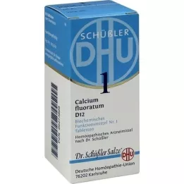 BIOCHEMIE DHU 1 Calciumfluoratum D 12 tabletten, 80 st