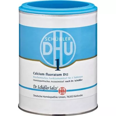 BIOCHEMIE DHU 1 Calciumfluoratum D 12 tabletten, 1000 stuks