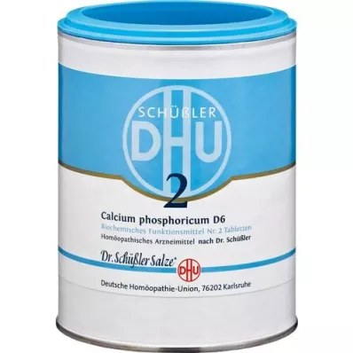 BIOCHEMIE DHU 2 Calciumfosforicum D 6 tabletten, 1000 stuks BIOCHEMIE DHU 2 Calciumfosforicum D 6 tabletten, 1000 stuks