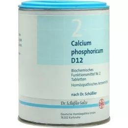 BIOCHEMIE DHU 2 Calciumfosforicum D 12 tabletten, 1000 stuks