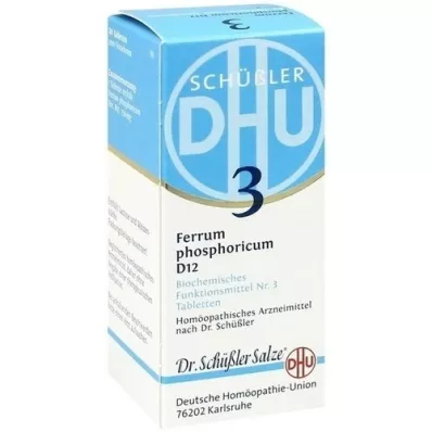 BIOCHEMIE DHU 3 Ferrum fosforicum D 12 tabletten, 80 st BIOCHEMIE DHU 3 Ferrum fosforicum D 12 tabletten, 80 st