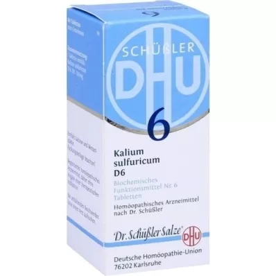 BIOCHEMIE DHU 6 Kalium zwavelicum D 6 tabletten, 80 st BIOCHEMIE DHU 6 Kalium zwavelicum D 6 tabletten, 80 st
