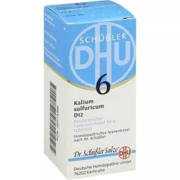 BIOCHEMIE DHU 6 kaliumzwavelicum D 12 tabletten, 80 st