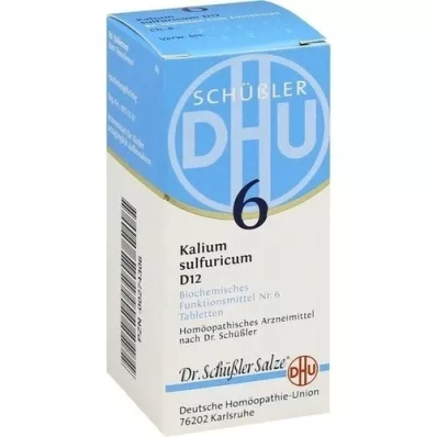BIOCHEMIE DHU 6 kaliumzwavelicum D 12 tabletten, 80 st BIOCHEMIE DHU 6 kaliumzwavelicum D 12 tabletten, 80 st