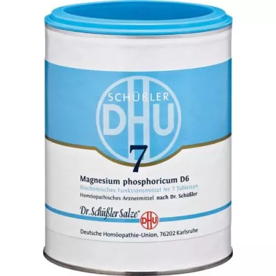 BIOCHEMIE DHU 7 Magnesiumfosforicum D 6 tabletten, 1000 st BIOCHEMIE DHU 7 Magnesiumfosforicum D 6 tabletten, 1000 st