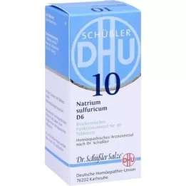 BIOCHEMIE DHU 10 Natrum Sulphuricum D 6 tabletten, 80 st