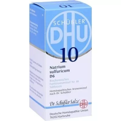 BIOCHEMIE DHU 10 Natrum Sulphuricum D 6 tabletten, 80 st BIOCHEMIE DHU 10 Natrum Sulphuricum D 6 tabletten, 80 st