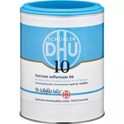 BIOCHEMIE DHU 10 Natrum Sulphuricum D 6 tabletten, 1000 st
