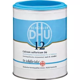 BIOCHEMIE DHU 12 Calciumsulphuricum D 6 tabletten, 1000 stuks