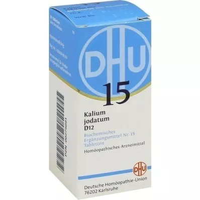 BIOCHEMIE DHU 15 kaliumjodaat D 12 tabletten, 80 st BIOCHEMIE DHU 15 kaliumjodaat D 12 tabletten, 80 st