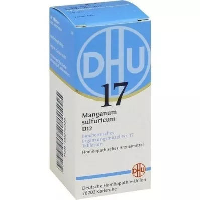 BIOCHEMIE DHU 17 Manganum sulfidicum D 12 tabletten, 80 st BIOCHEMIE DHU 17 Manganum sulfidicum D 12 tabletten, 80 st
