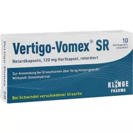 VERTIGO-VOMEX SR Capsules met verlengde afgifte, 10 stuks