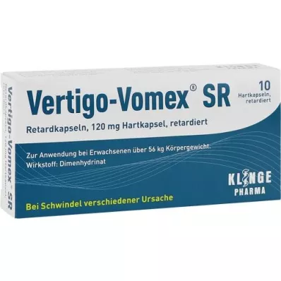 VERTIGO-VOMEX SR Capsules met verlengde afgifte, 10 stuks VERTIGO-VOMEX SR Capsules met verlengde afgifte, 10 stuks