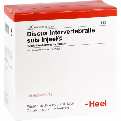DISCUS INTERVERTEBRALIS suis Injeel ampullen, 100 st DISCUS INTERVERTEBRALIS suis Injeel ampullen, 100 st
