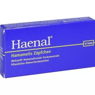 HAENAL Hamamelis zetpillen, 10 st