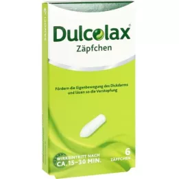 DULCOLAX Zetpillen, 6 stuks
