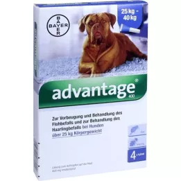 ADVANTAGE 400 oplossingspipetten voor honden vanaf 25 kg, 1x4 stuks