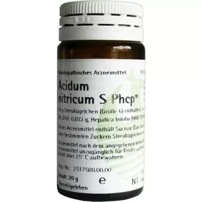 ACIDUM NITRICUM S Phcp-bolletjes, 20 g