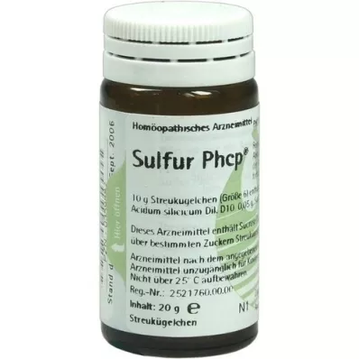 SULFUR PHCP Druppeltjes, 20 g SULFUR PHCP Druppeltjes, 20 g