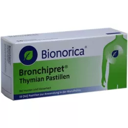BRONCHIPRET Tijmpastilles, 50 st