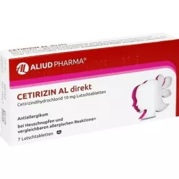 CETIRIZIN AL directe zuigtabletten, 7 st
